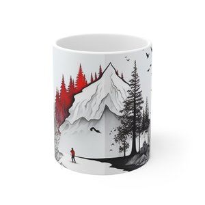 Mug for Coffee Lovers - Artistic and One-of-a-Kind Gift for Her/Him, Wedding Par